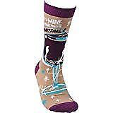 Primitives by Kathy Novelty Socks, Wine Is Making Me Awesome