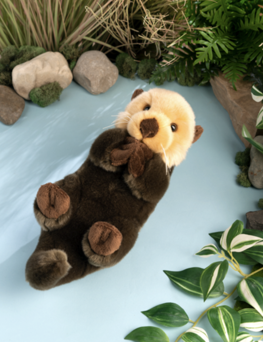 Ganz Heritage Collection Sea Otter Plush Stuffed Animal Toy, 12"