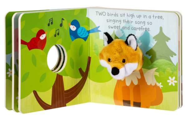 Baby Ganz Counting With Little Fox Finger Puppet Board Book, Ages 0+