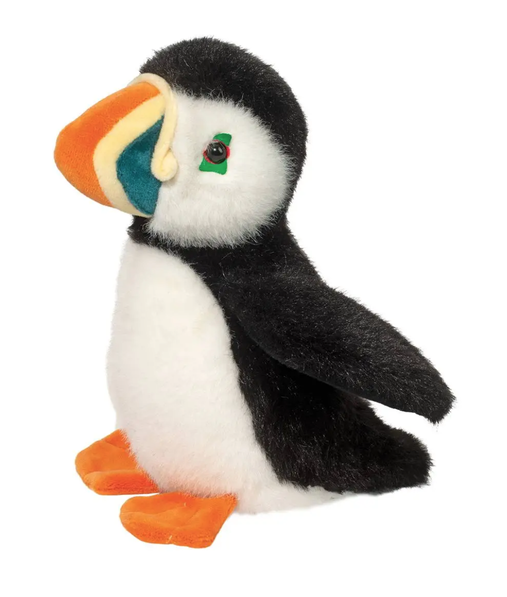 Douglas Pascal Puffin Plush Stuffed Animal, 7" Long
