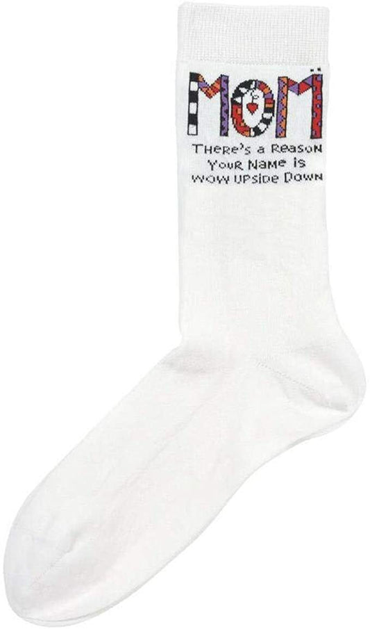Enesco Our Name Is Mud Cuppa Doodle Mom Socks