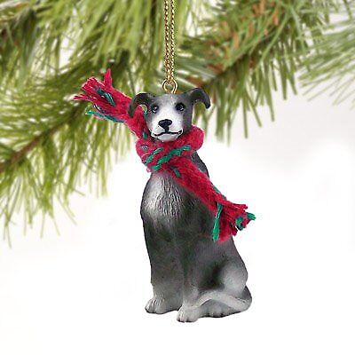 Greyhound Blue Original Ornament