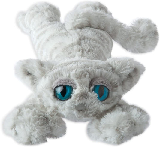 Manhattan Toy Lavish Lanky Cats Snow White & Grey Plush Stuffed Animal, 12"