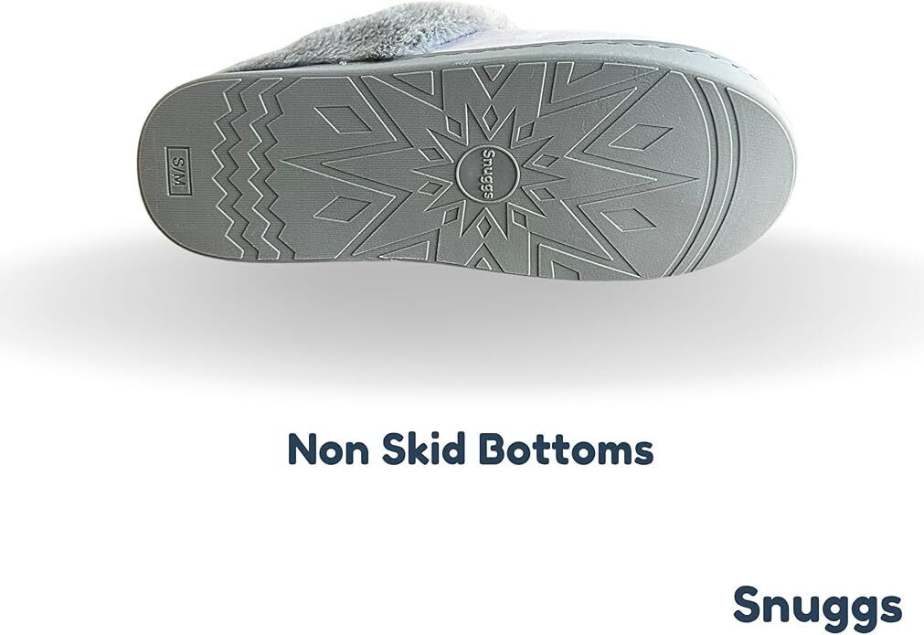 E&S Pets Siberian Husky Snugg Slippers for Pet Lovers - Fuzzy Memory Foam, L/XL