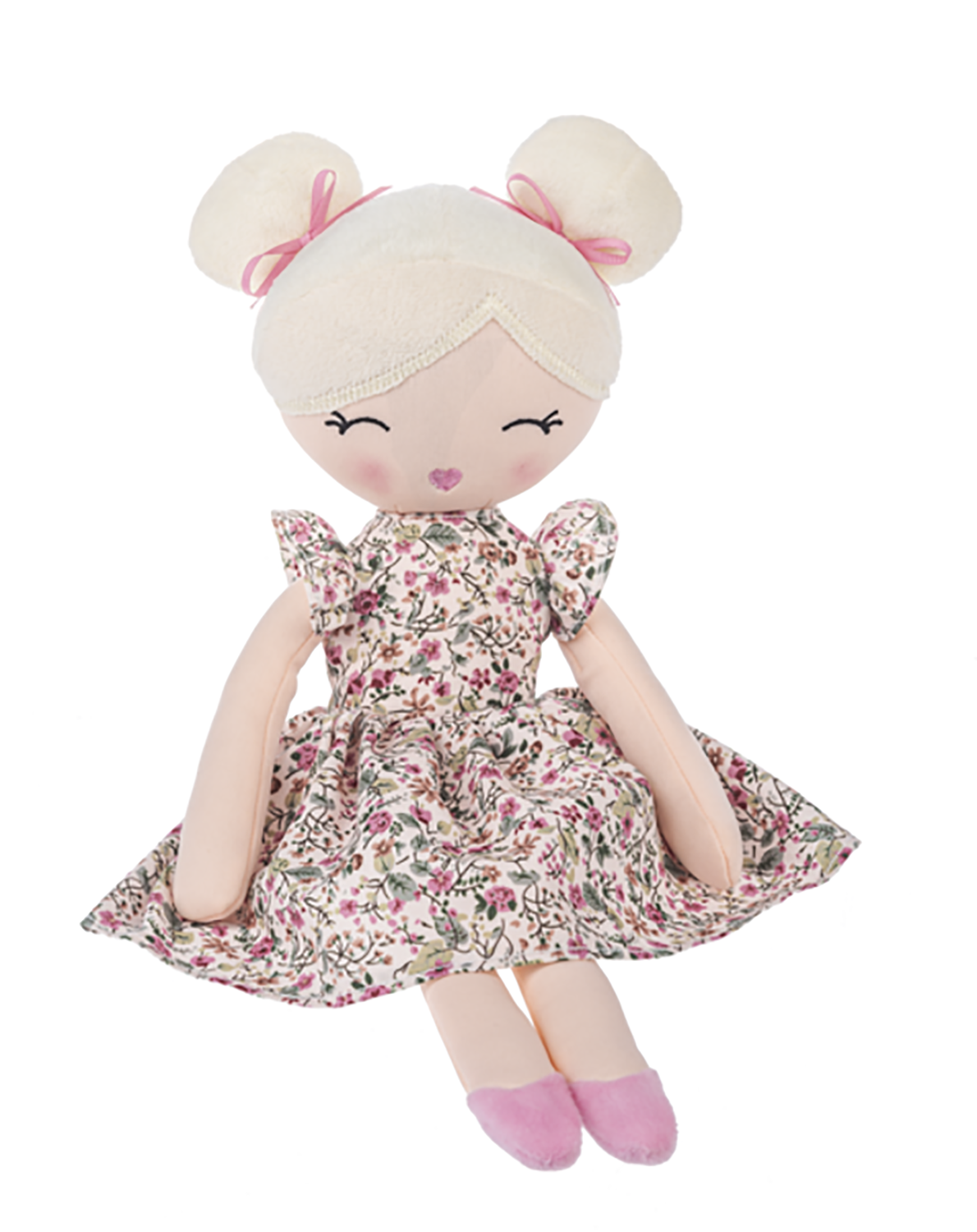 Ganz Treasured Friend Plush Doll with Blond Hair, 14 inch