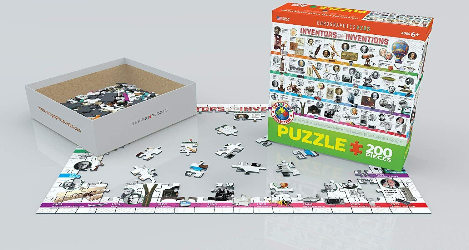 EuroGraphics Great Inventions Puzzle Jigsaw Puzzle (200-Piece)