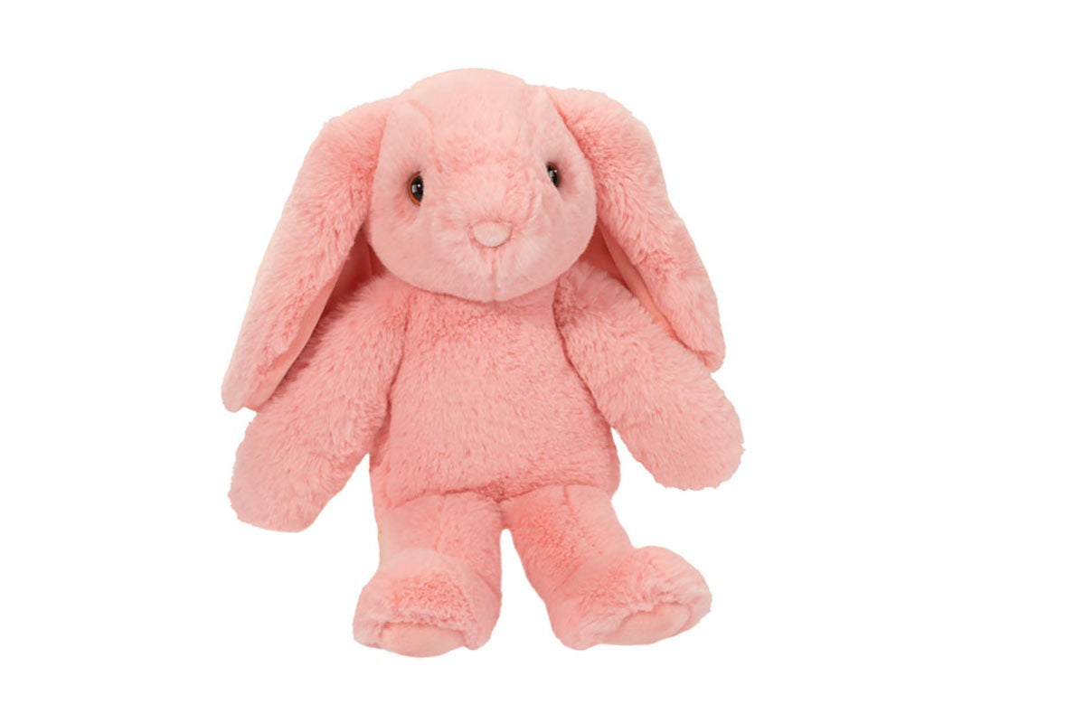 Douglas Peony Peachy Floppy Bunny Plush Animal, 7 in sitting, (small)