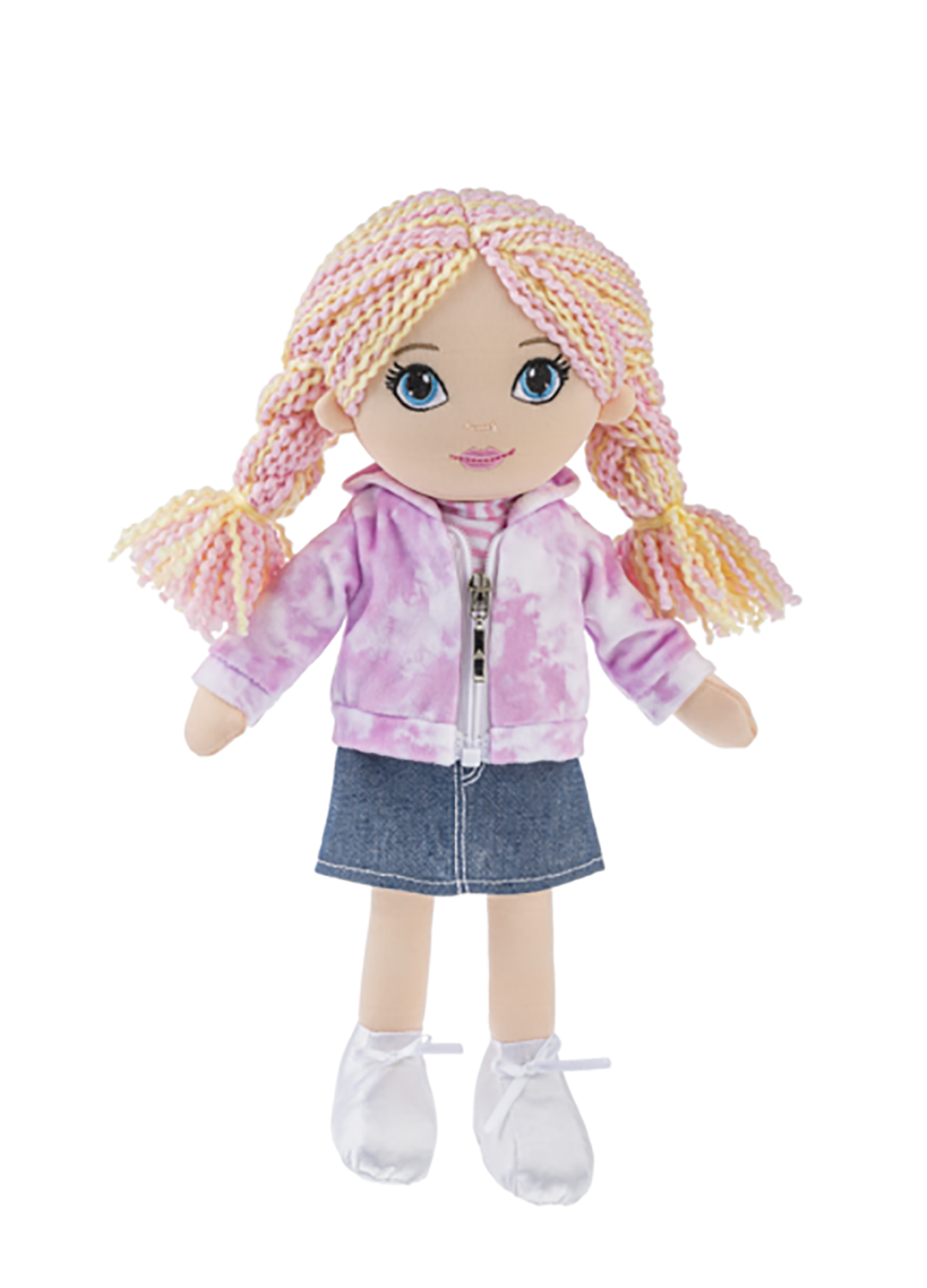 Ganz This is Me! Luna Stuffed Toy Doll, 12" with Pink and Yellow Hair