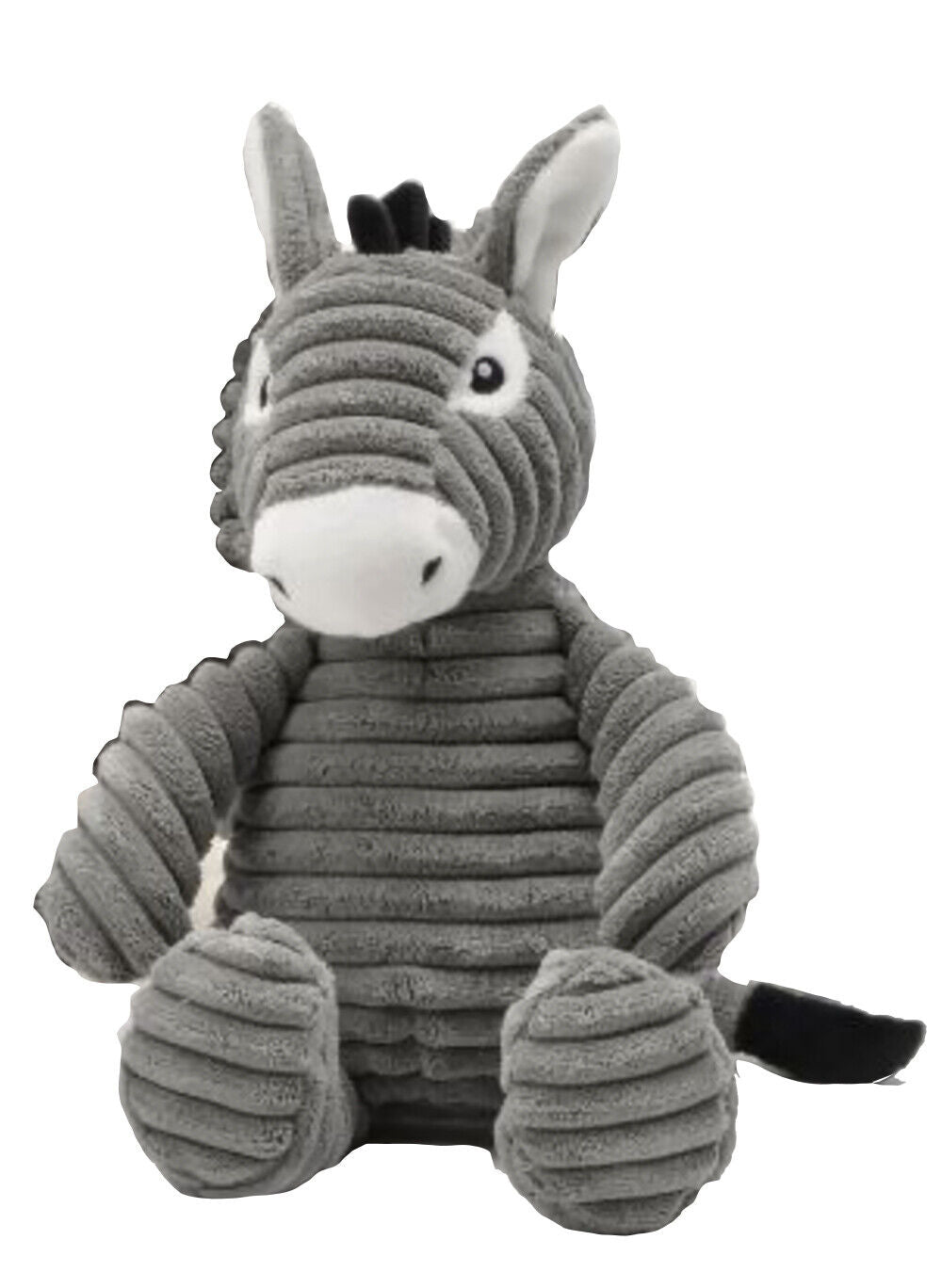 Kordy Plush Stuffed Animal Toy Gray Donkey by Unipak, 12"