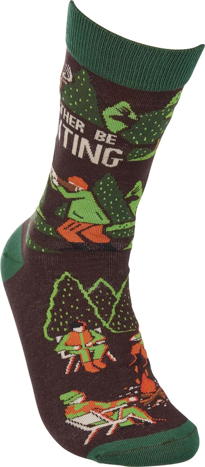 Primitives by Kathy Socks - I'd Rather Be Hunting, One Size, Unisex