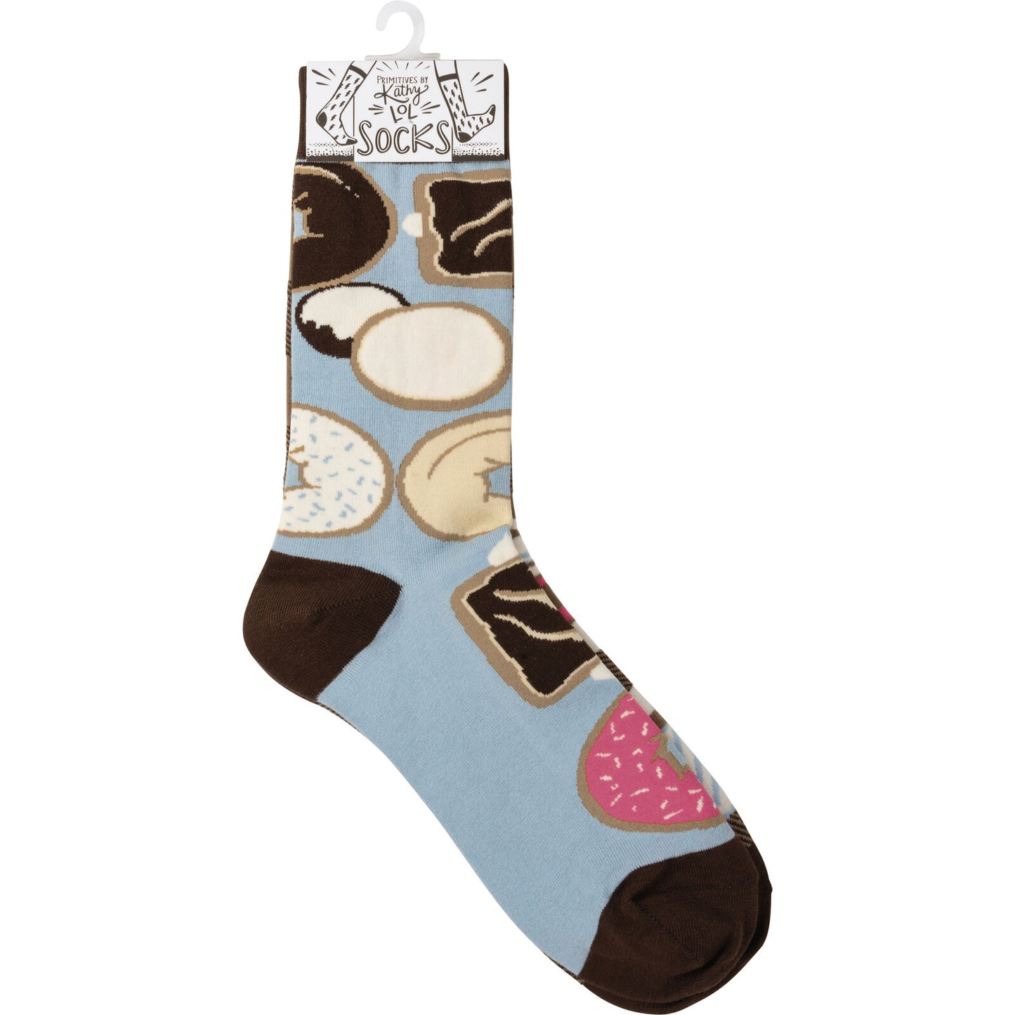 Primitives by Kathy Socks - Socks - Coffee & Donuts, One Size Fits Most