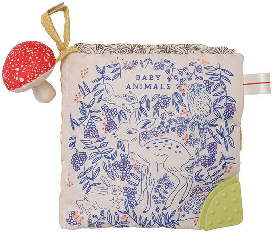 Manhattan Toy Deer One Soft Activity Crinkle Book & Fold Out Pat Mat for Baby