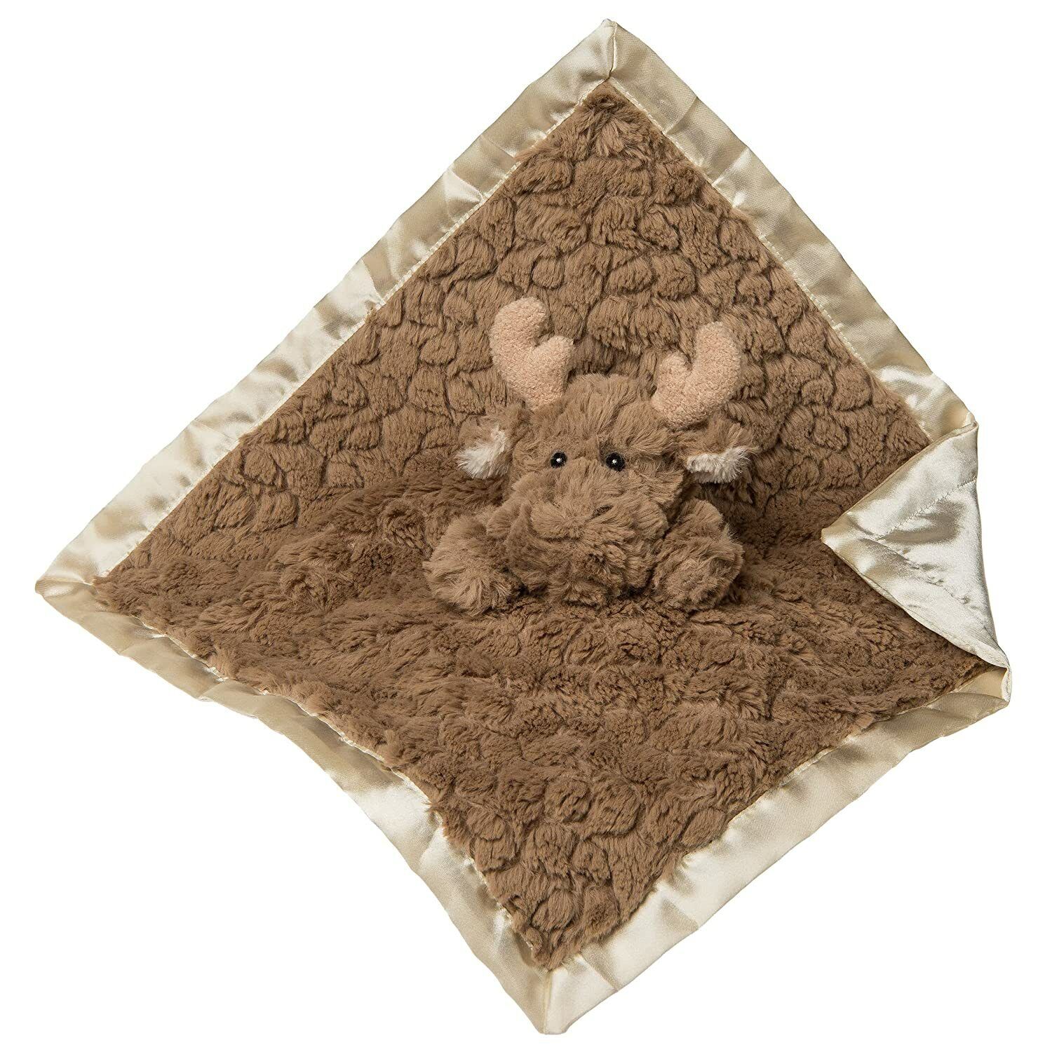 Mary Meyer Putty Nursery Stuffed Animal Security Blanket, 13 x 13-Inches, Moose