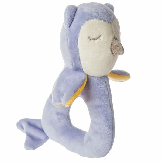 Mary Meyer Leika Baby Rattle, 6-Inches, Little Owl