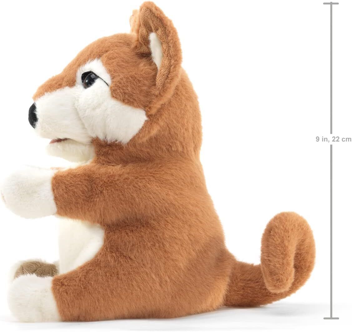 Folkmanis Shiba Inu Puppy Hand Puppet, 10"