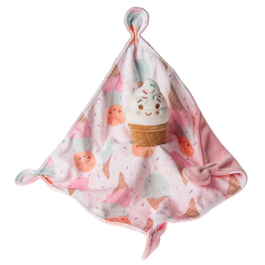 Mary Meyer Soothie Security Blanket, 10 X 10", Sweet Ice Cream