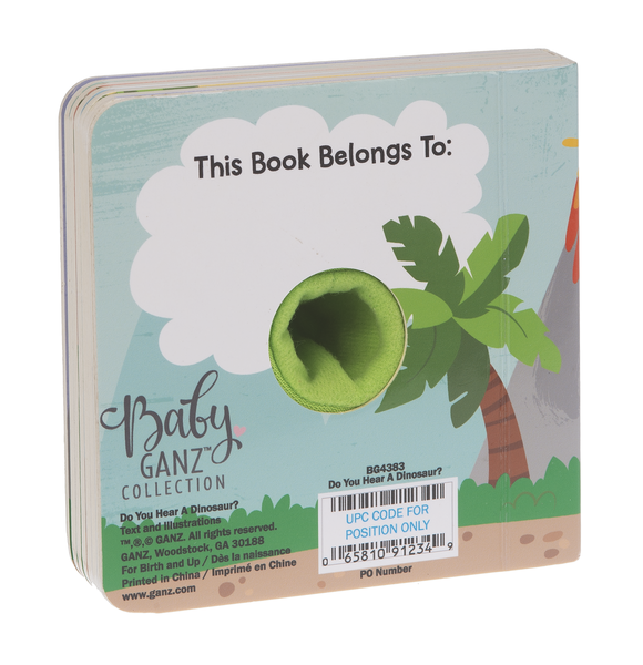 Baby Ganz Did You Hear a Dinosaur? Finger Puppet Board Book, Ages 0+