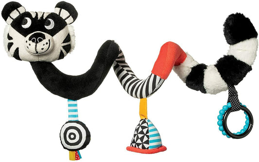 Manhattan Toy Wimmer Ferguson Tiger Spiral Toy with Rattle, Mirror, Teethers