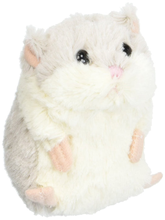 Ganz Grey & White Plush Lil' Hamster Stuffed Animal