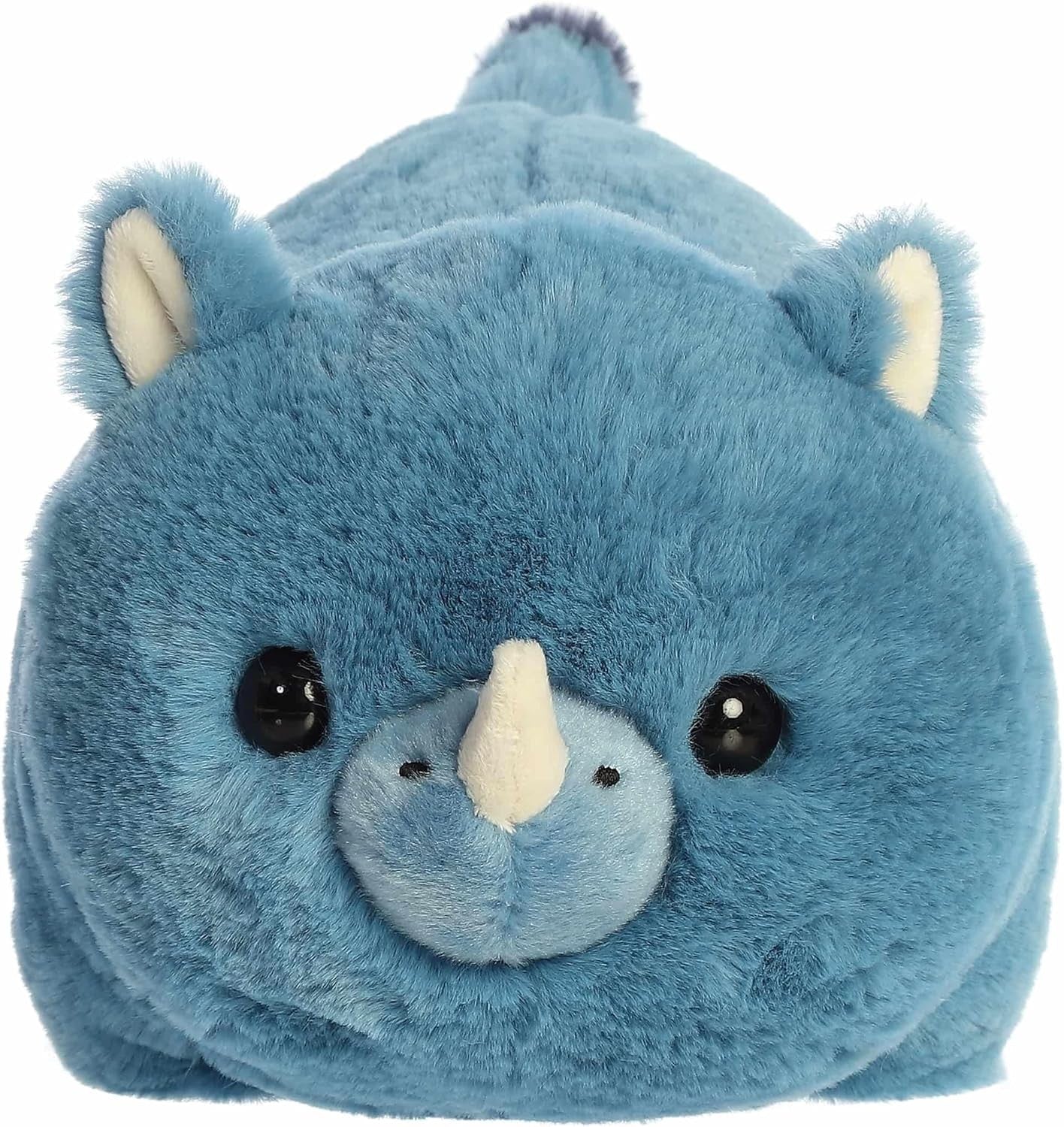 Aurora® Adorable Spudsters™ Blue Teal Rio Rhino™ Plush Stuffed Animal Toy, 10"