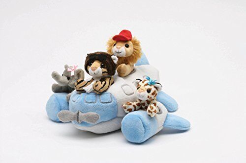 Unipak Designs 12" Airplane House Plush Stuffed Animal Toy 7166AP