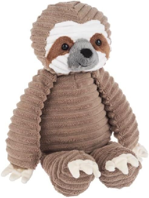 Ganz Ribbles Brown Sloth Plush Stuffed Animal Toy, 12"