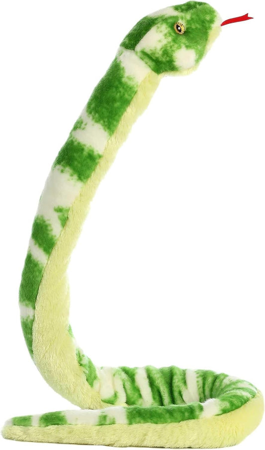 Aurora® Realistic Snake Emerald Tree Boa Snake Stuffed Animal, 50 in