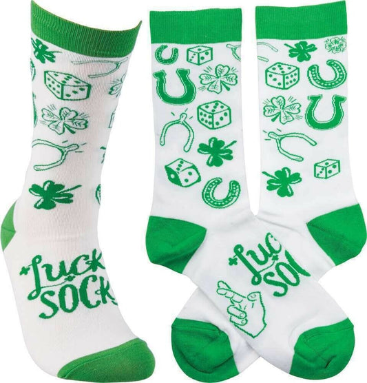 Socks Primitives by Kathy Unisex Adult One Size Fits Most (Lucky Socks)