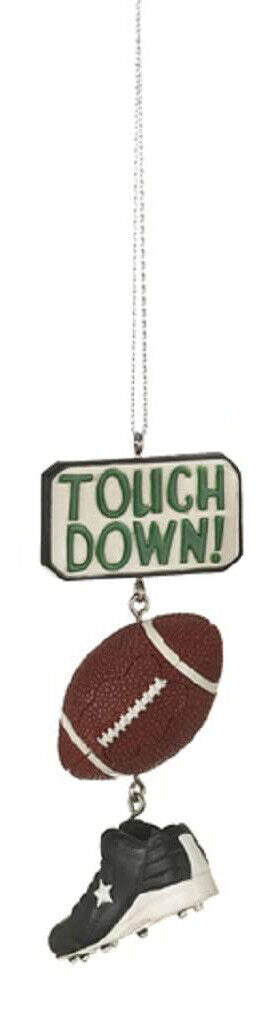 Midwest-CBK - Sport Score Dangle Touch Down Football Ornament, 3.5"