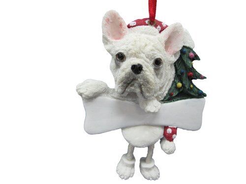 French Bulldog Ornament "Dangling Legs" Hand Painted and Easily Personalized