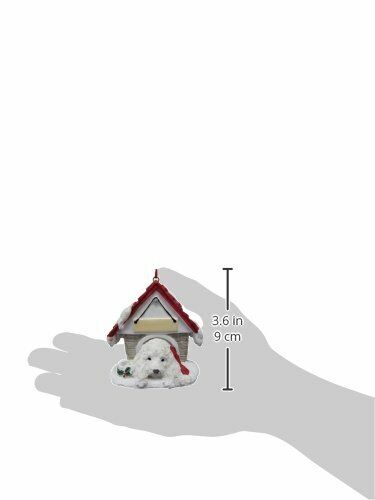 E&S Pets 35355-124 Maltipoo Doghouse Ornament