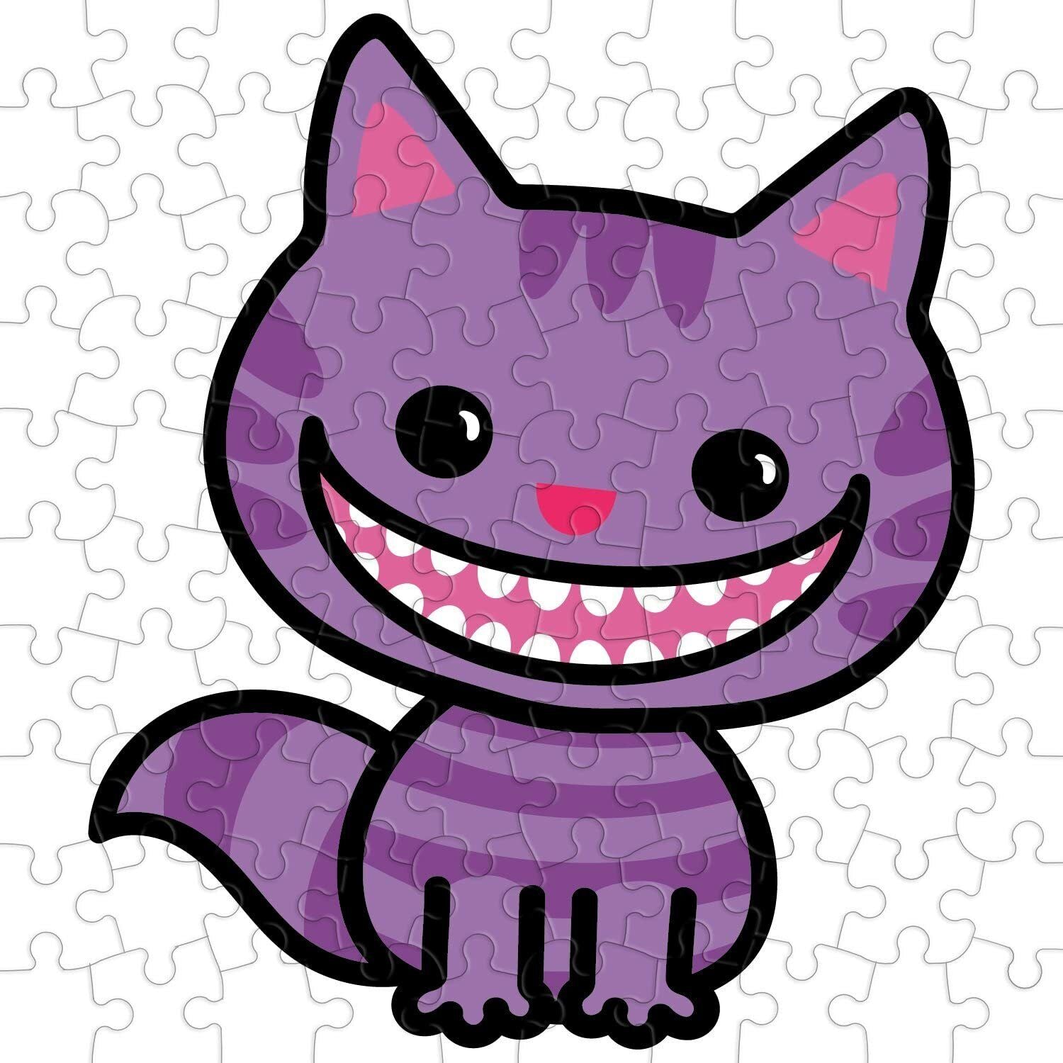 Re-marks Alice in Wonderland 100 Large Piece Puzzle Cube - Cheshire Cat