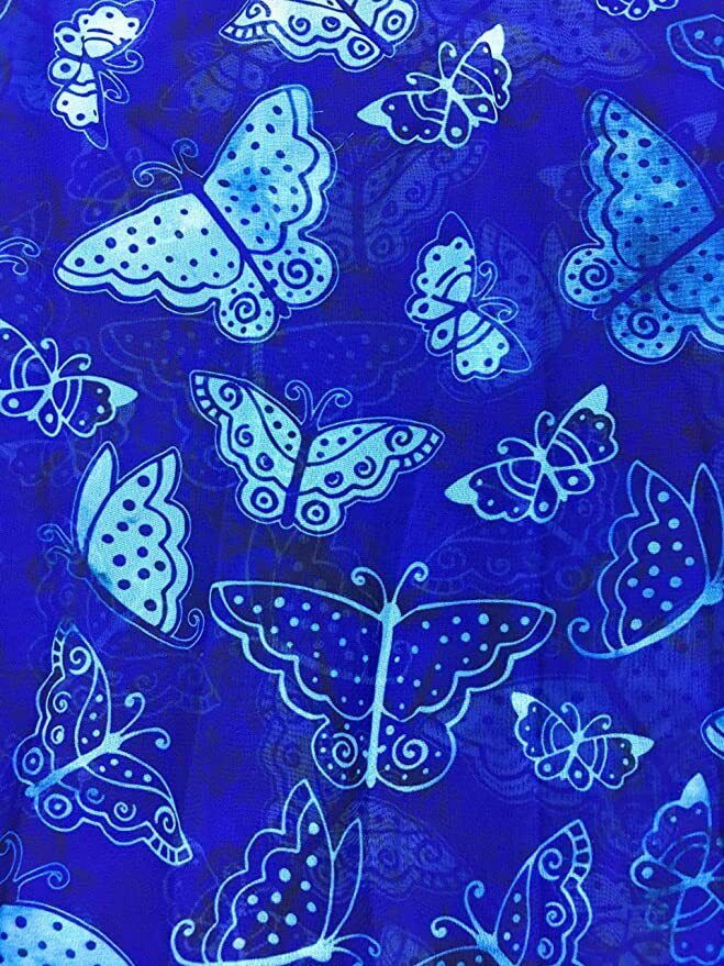 Laurel Burch Artistic Infinity Scarf Collection (Laurel Burch Blue Butterflies)