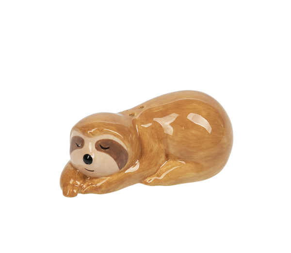 Ganz Ceramic Stacking Salt & Pepper Shaker Set, Mom and Baby Sloth