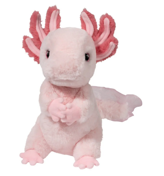 Douglas Luisa Pink Axolotl Plush Stuffed Animal, 11" Tall