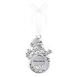 Ganz Peace Love Joy Holiday Snowman Christmas Ornament