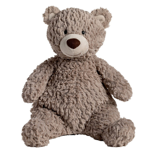 Mary Meyer Stuffed Animal Snuggables Plush Soft Toy, 14-Inches, Gray Teddy Bear