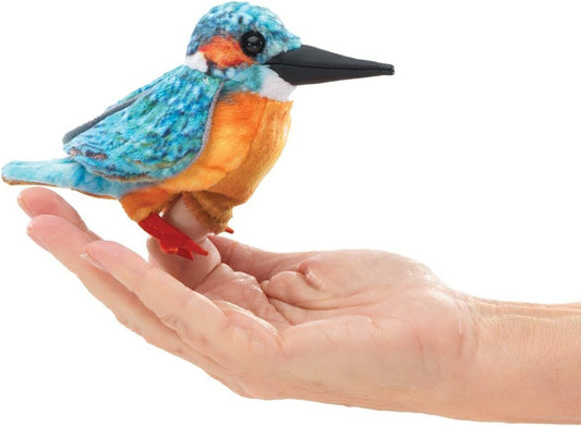 Folkmanis Mini Common Kingfisher Finger Puppet