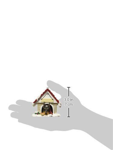 Miniature Pinscher Doghouse Ornament Hand Painted and Easily Personalized