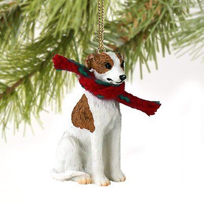 Whippet Brindle & White Original Ornament