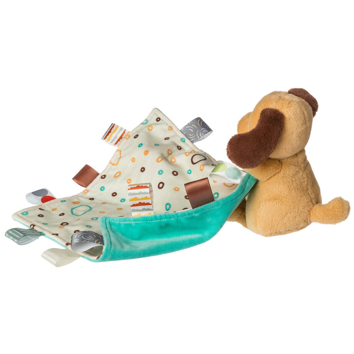 Taggies Cuddlebud Lovey Security Blanket, 9 x 9-inches, Puppy