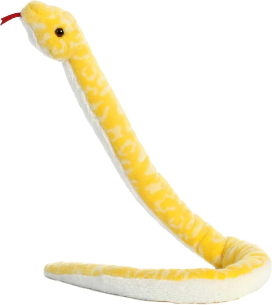 Aurora® Playful Snake Albino Burmese Python Snake Stuffed Animal, 50 in