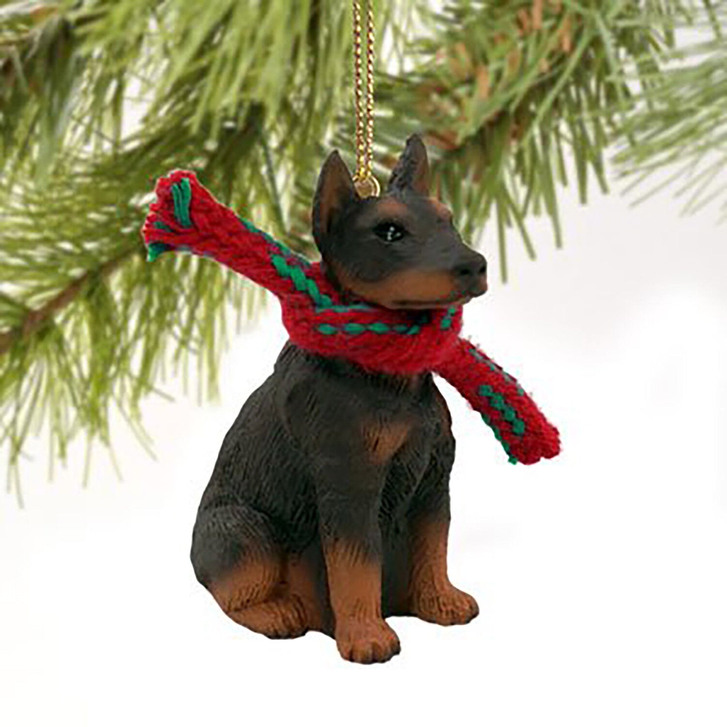 Conversation Concepts Doberman Pinscher Red w/Cropped Ears Original Ornament
