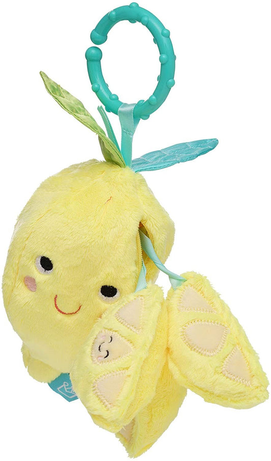 Manhattan Toy Mini-Apple Farm Lemon Baby Take Along Activity Clip On, 4"