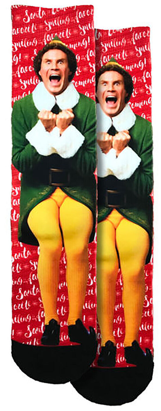 Spoontiques Fun Crew Socks, One Size Fits Most - Elf