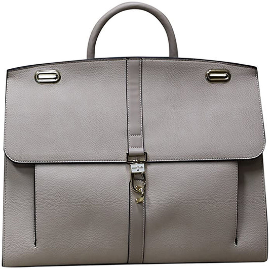 Simply Noelle Cobblestone Briefcase - Taupe