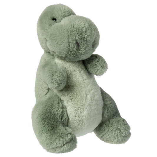 Mary Meyer Stuffed Animal Plush Soft Toy, Little Fossil Dino, Green T-Rex, 6"
