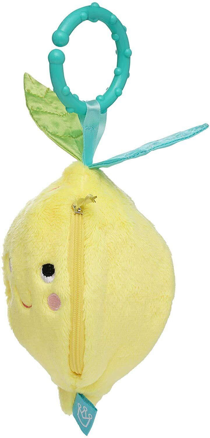 Manhattan Toy Mini-Apple Farm Lemon Baby Take Along Activity Clip On, 4"