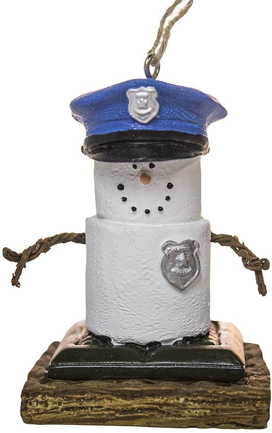 MIDWEST-CBK S'Mores Policeman Christmas/Everyday Ornament