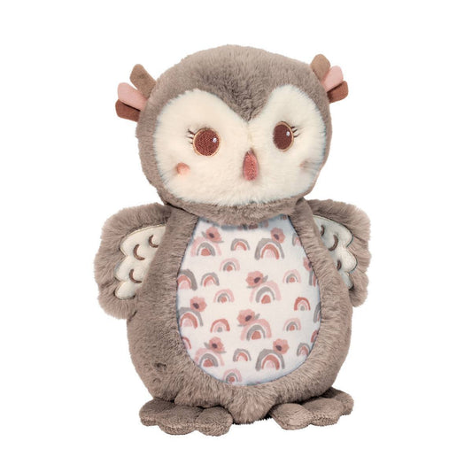 Douglas Nova Owl Plumpie Chime Plush Stuffed Animal, 9"